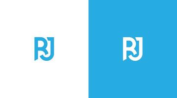 jr letra logo diseño, rj icono marca identidad diseño monograma logo minimalista logo diseño vector