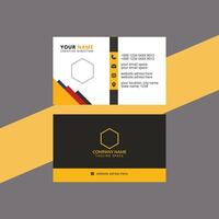 Modern Creative Clean Minimalist and Corporate Professional Business Card Template vector