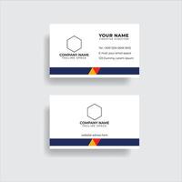 Modern Creative Clean Minimalist and Corporate Business Card Template vector