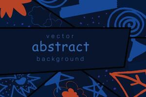 Abstract artistic background, colorful abstract vector template.