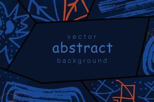 Abstract artistic background, colorful abstract vector template.