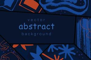 Abstract artistic background, colorful abstract vector template.