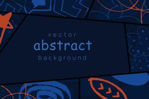 Abstract artistic background, colorful abstract vector template.