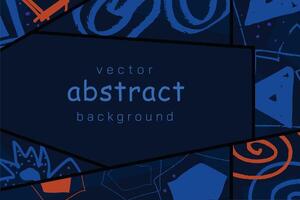 Abstract artistic background, colorful abstract vector template.