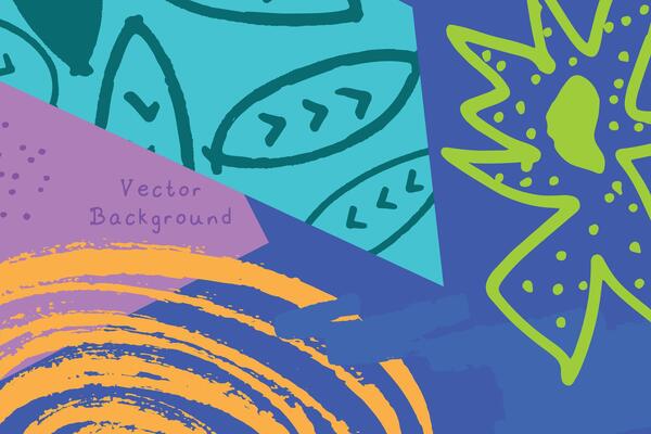 Abstract artistic background, colorful abstract vector template.