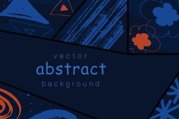 Abstract artistic background, colorful abstract vector template.