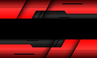Abstract red metal cyber futuristic geometric technology design modern background vector