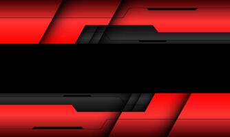 Abstract red metal cyber futuristic geometric technology design modern background vector