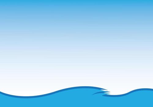 Blue wave abstract background design vector