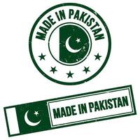 Made in Pakistan Stamp Sign Grunge Style vector