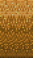 Golden Sequin Hearts Texture, Vertical Format, Simple Seamless Pattern. vector