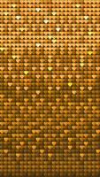 Golden Sequin Hearts Texture, Vertical Format, Simple Seamless Pattern. vector