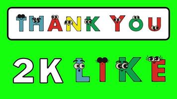 Thank you like Social media element thank you subscribers Thank you like congratulation card Motion graphics Thank you celebrate or subscriber Congratulations video