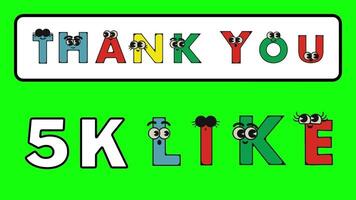 Thank you like Social media element thank you subscribers Thank you like congratulation card Motion graphics Thank you celebrate or subscriber Congratulations video