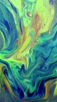 Vertical background with psychedelic painting in colorful vivid colors. video