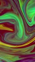 Vertical background with psychedelic painting in colorful vivid colors. video