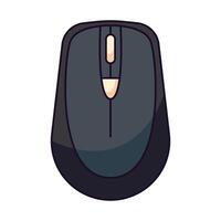 Computer Mouse Vector Flat Illustration. Perfect for different cards, textile, web sites, apps