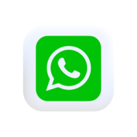 WhatsApp, popolare sociale media pulsante icona, immediato messaggero logo di WhatsApp. png