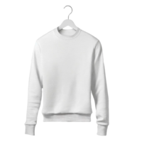em branco suéter ou equipe técnica pescoço zombar acima modelo png