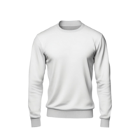 Blank sweatshirt or crew neck mock up template png