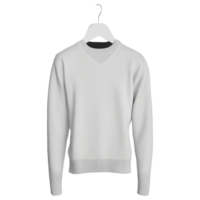 blanco sweater of bemanning nek bespotten omhoog sjabloon png