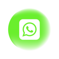 WhatsApp, popular social media button icon, instant messenger logo of WhatsApp. png