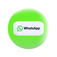 Whatsapp, popular social meios de comunicação botão ícone, instante mensageiro logotipo do Whatsapp. png