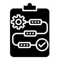 Evaluation Method icon line vector illustration