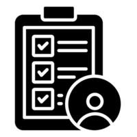 Self-Assessment icon line vector illustration