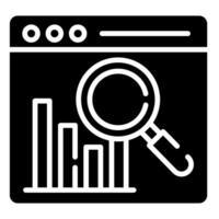 Analytical Insights icon line vector illustration