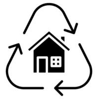 Asset Disposal icon line vector illustration