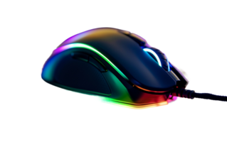 AI generated Gaming Mouse on the transparent background, PNG Format