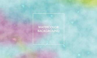 gradient abstract textured pastel watercolor background with beauty colorful color vector