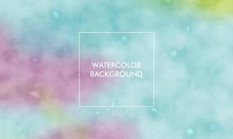 gradient abstract textured pastel watercolor background with beauty colorful color vector