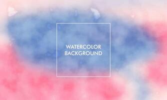 gradient abstract textured pastel watercolor background with beauty colorful color vector