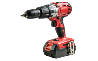 AI generated Power Drill on Transparent Background png