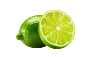 ai gegenereerd groen citrus schoonheid Aan transparant achtergrond png