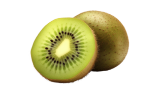 ai genererad överdådig kiwi symfoni på transparent bakgrund png