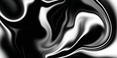 Abstract flowing wave liquid background. Modern metallic wave fluid background. White and black liquefy background. vector