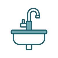 sink icon vector design template simple and clean