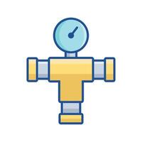 plumbing pipe icon vector design template simple and clean