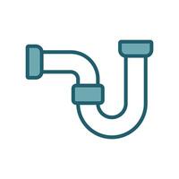 plumbing pipe icon vector design template simple and clean