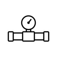 plumbing pipe icon vector design template simple and clean