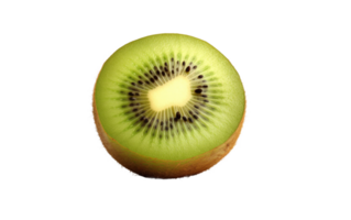 AI generated Vibrant Kiwi Delight On Transparent Background png