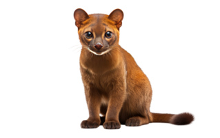 ai generado jaguarundi retrato en transparente antecedentes. png