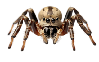 AI generated Leaping Spider On Transparent Background. png