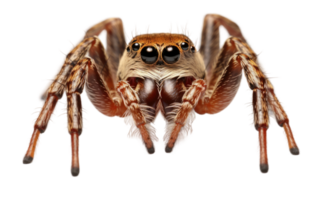 AI generated Jumping Spider On Transparent Background. png