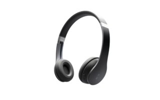 AI generated Wireless Headphones On Transparent Background png