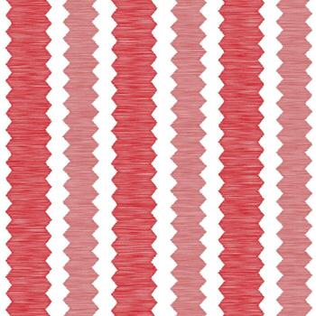 Seamless vector Ikat white red background fabric pattern stripe zig zag unbalance stripe patterns cute vertical red pastel color stripes size grid for valentine day love fabric pattern.