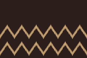 Traditional Ethnic ikat motif fabric pattern background geometric .African Ikat embroidery Ethnic oriental pattern brown background wallpaper. Abstract,vector,illustration.Texture,frame,decoration. vector